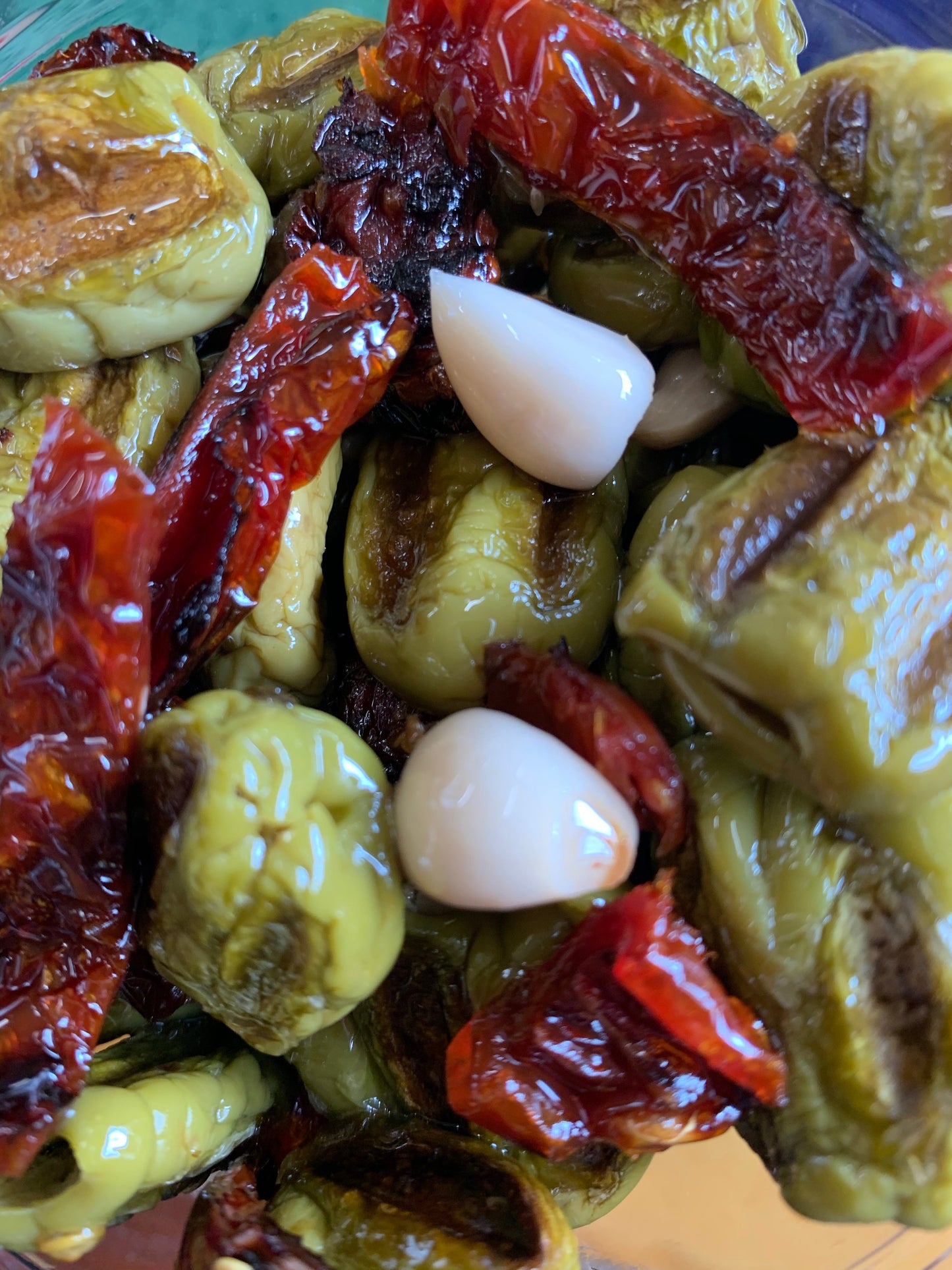 Olives et tomates séchées grillées 32 oz